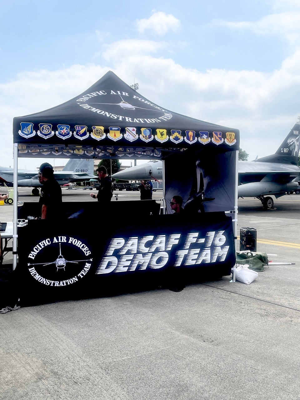 PACAF DEMONSTRATION TEAM　デモチーム  F-16 第5空軍　第35戦闘航空団